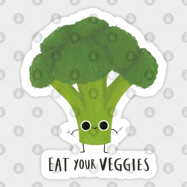 Eat your veggies Sticker by claudiamaestriny